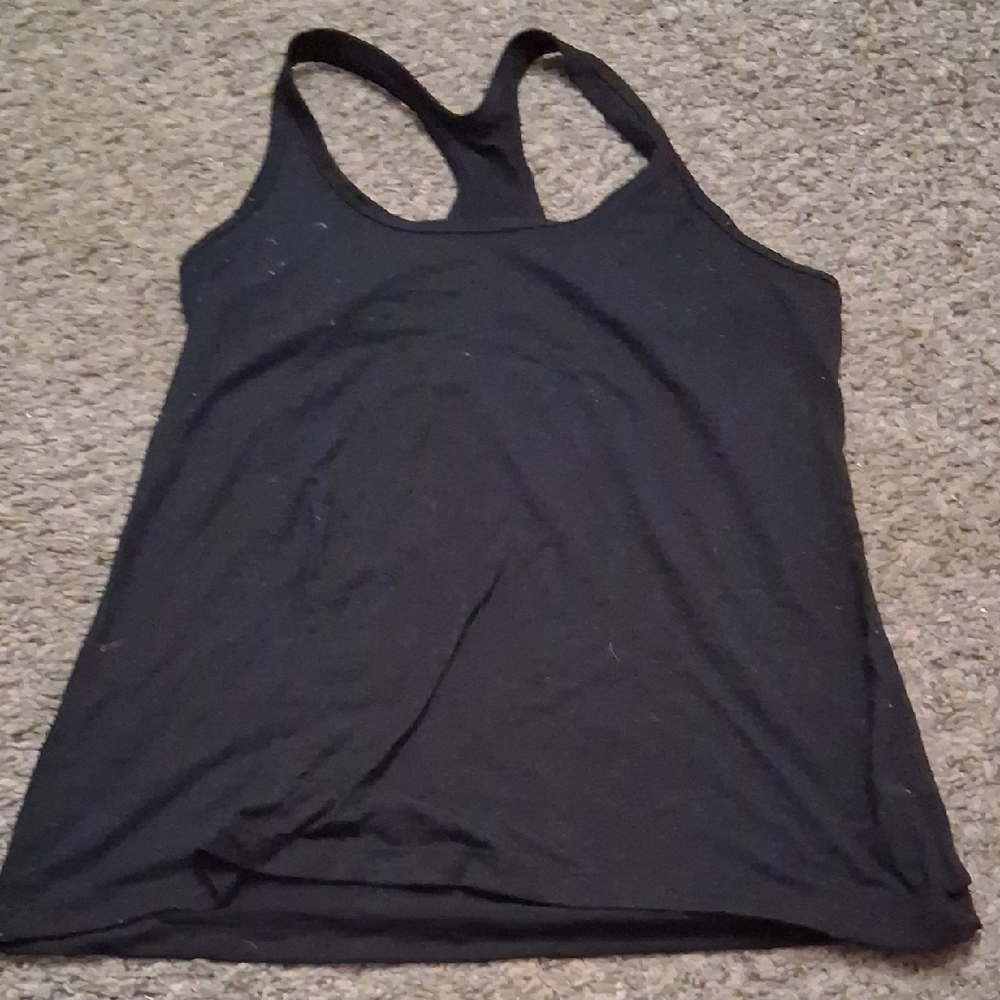 Women's Black Racerback Tank Top